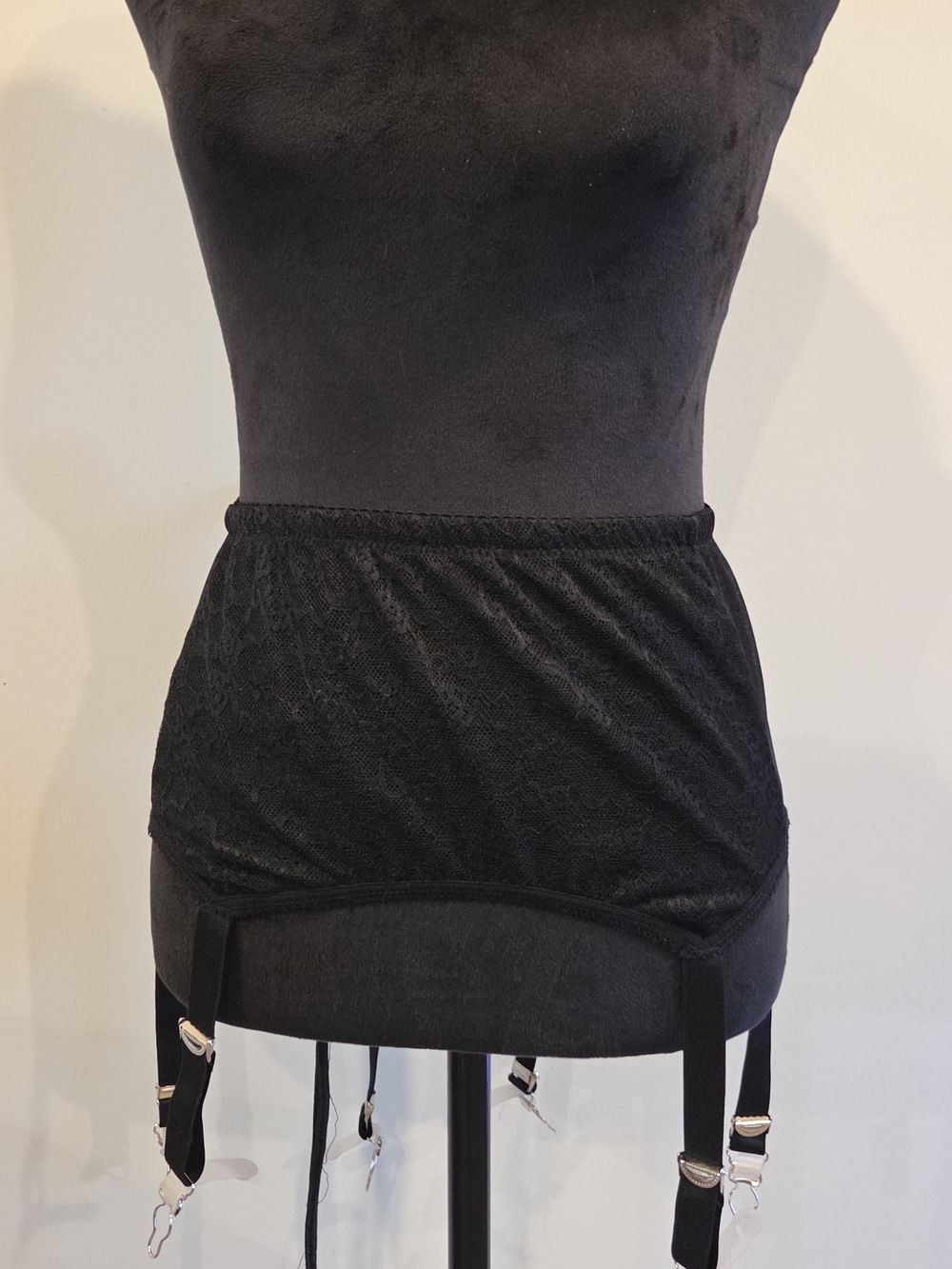 Black Lace Garter Belt